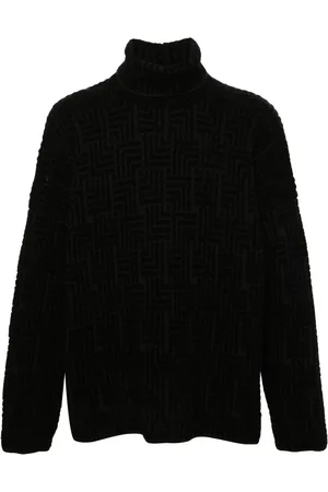 FEAR OF GOD Grovstickad tröja med rullkrage