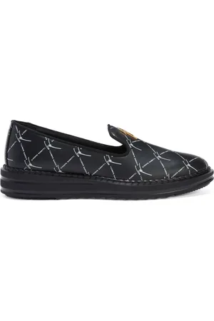 Giuseppe Zanotti Tim läderloafers med logotyp