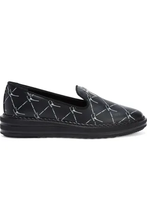 Giuseppe Zanotti Tim läderloafers med logotyp