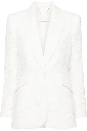 ZIMMERMANN Natura blazer med spetsdetalj