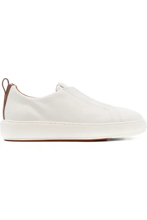 santoni Lädersneakers med logotyp
