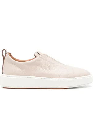 santoni Barscy lädersneakers med logotyp
