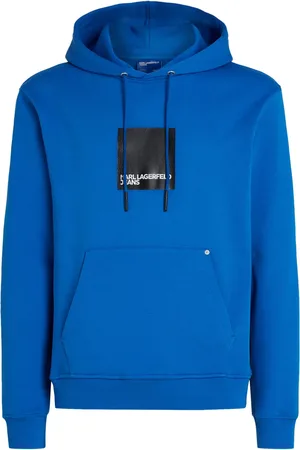 Karl Lagerfeld Hoodie med logotyp