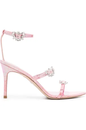 SOPHIA WEBSTER Grace lädersandaler 85 mm