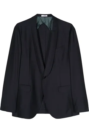 Boglioli Enkelknäppt blazer med struktur