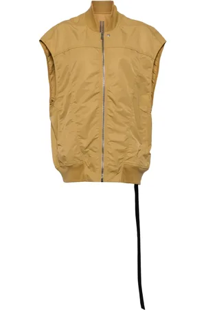 Rick Owens Jumbo Flight väst med dragkedja