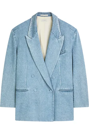 DRIES VAN NOTEN Dubbelknäppt jeansblazer