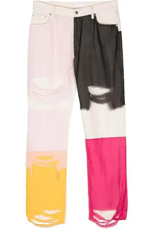 Helmut Lang Raka jeans med panel