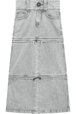 Vaquera Jeanskjol i midimodell