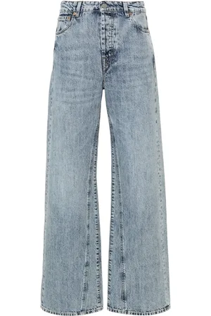 OUR LEGACY Treble jeans med vida ben