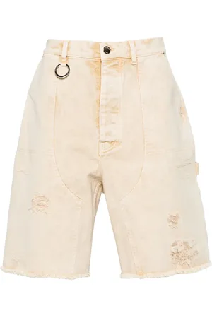 Etudes Friche slitna jeansshorts