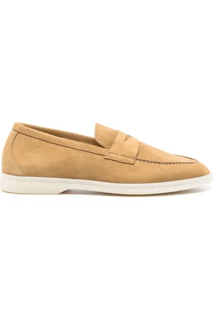 Scarosso Luciana pennyloafers i mocka