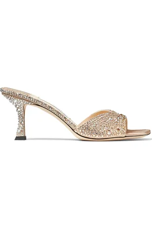 Jimmy Choo Skye sandaler i satin 70 mm