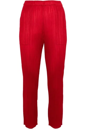 PLEATS PLEASE ISSEY MIYAKE Trekvartsbyxor med plisserad effekt