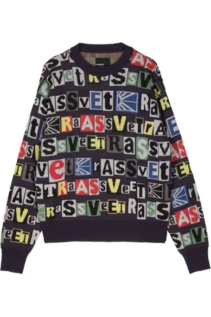Rassvet Typo tröja med rundad hals