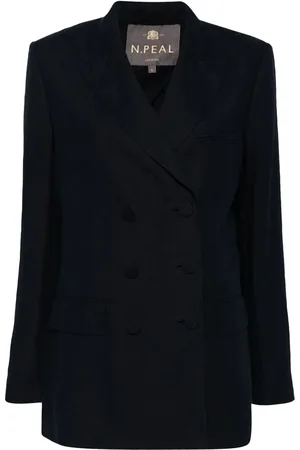 N.PEAL Ava dubbelknäppt blazer