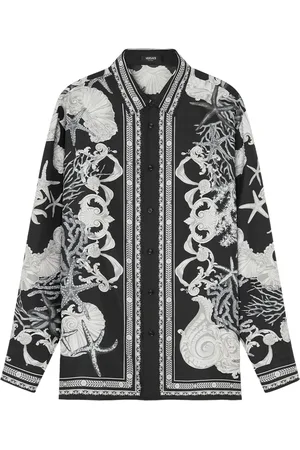 VERSACE Barocco Sea sidenskjorta