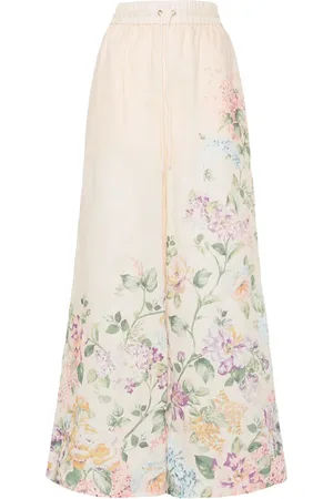 ZIMMERMANN Halliday blommiga palazzobyxor