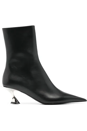 MUGLER 55 mm läderstövletter