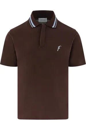 Salvatore Ferragamo Pikétröja med broderad logotyp