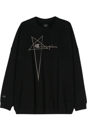 Rick Owens Sweatshirt med broderad logotyp
