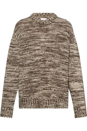 Norse projects Stickad tröja med rundad hals