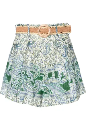 ZIMMERMANN Ottie Tuck linneshorts