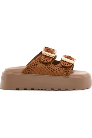 Casadei Birky Ale platåtofflor 40 mm