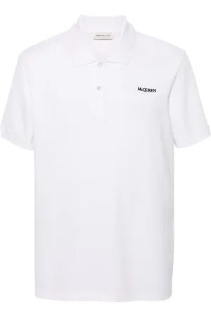 Alexander McQueen Pikétröja med broderad logotyp