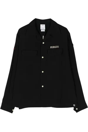 VISVIM Keesey skjorta med broderad slogan