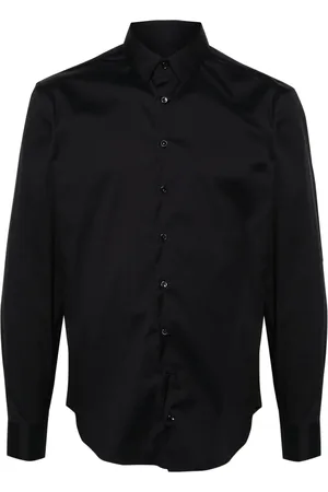 Giorgio Armani Poplinskjorta med klassisk krage