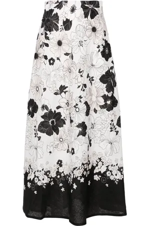 ZIMMERMANN Pop blommig midikjol