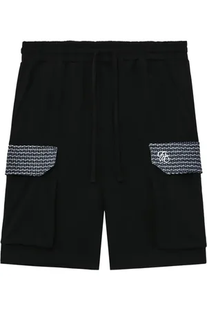 FIVE CM Shorts med tweeddetalj