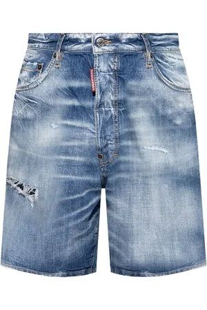 Dsquared2 Jeansshorts med logotyp
