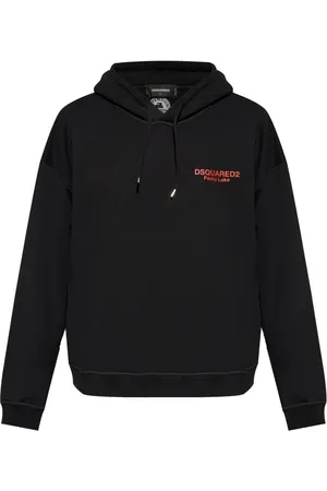 Dsquared2 Hoodie med logotyp