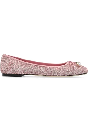 Jimmy Choo Elme glittriga ballerinaskor
