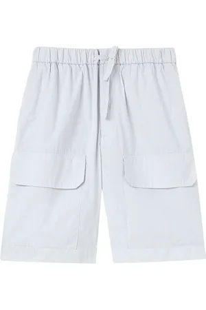 Jil Sander Randiga knälånga bermudashorts