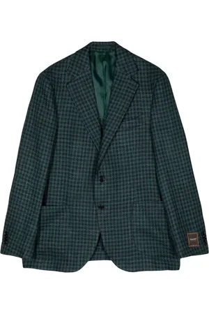 MAN ON THE BOON. Rutig enkelknäppt blazer