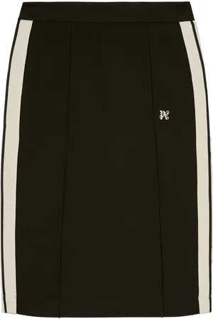 Palm Angels Jeanskjol med monogram