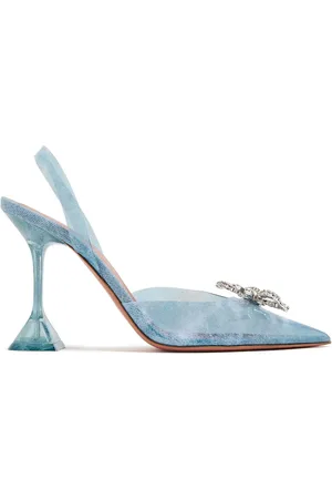Amina Muaddi Pumps med rosettdetalj