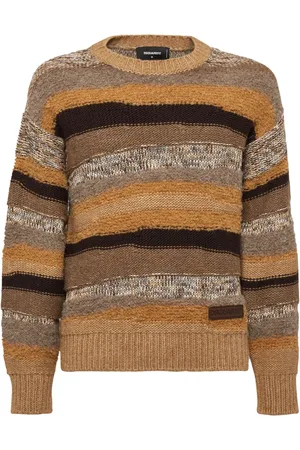 Dsquared2 Randig ulltröja