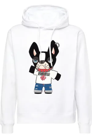 Dsquared2 Hoodie med logotyp