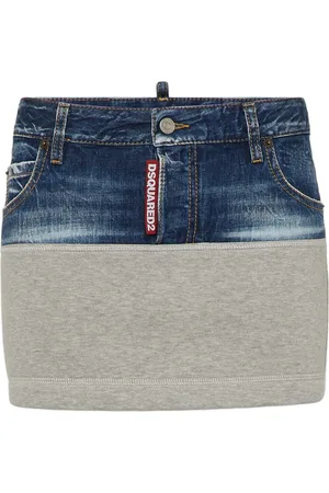 Dsquared2 Minikjol med kontrasterande tyg