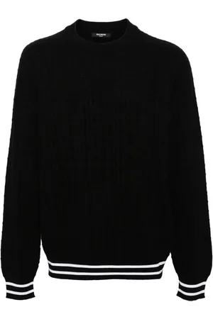 Balmain Mönstrad tröja i jacquard