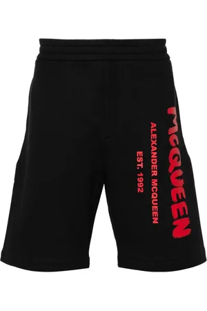 Alexander McQueen Shorts med logotyp