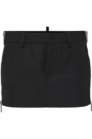 Dsquared2 Midikjol med dragkedja