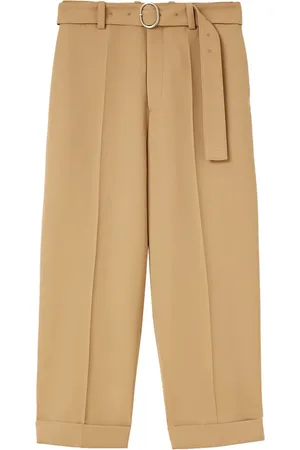 Jil Sander Raka byxor med bälte