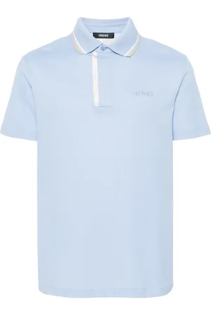 VERSACE Pikétröja med broderad logotyp