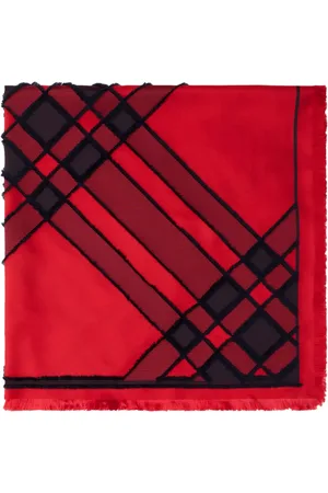 Burberry Rutig sidensjal