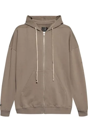 Rick Owens Hoodie med dragkedja